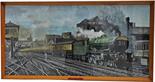 Original Oil Painting `King on the Cambrian Coast Express at Snow Hill` by Paul Twine dated 11/72.