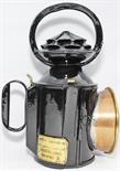 GNR double pie-crust Handlamp brass plated `Great Northern Railway SOUTH BOX LOUTH 3`. Complete with