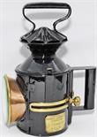 GER Handlamp with original location stamped OULTON BROAD 7. Later re-location brass plate `