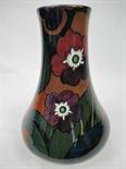A Royal Stanley pottery art deco vase with floral design.
