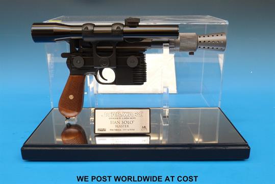 master replicas han solo blaster elite edition