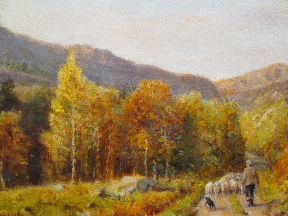 An oil painting, John Greenwell, Autumnal Country landscape, signed