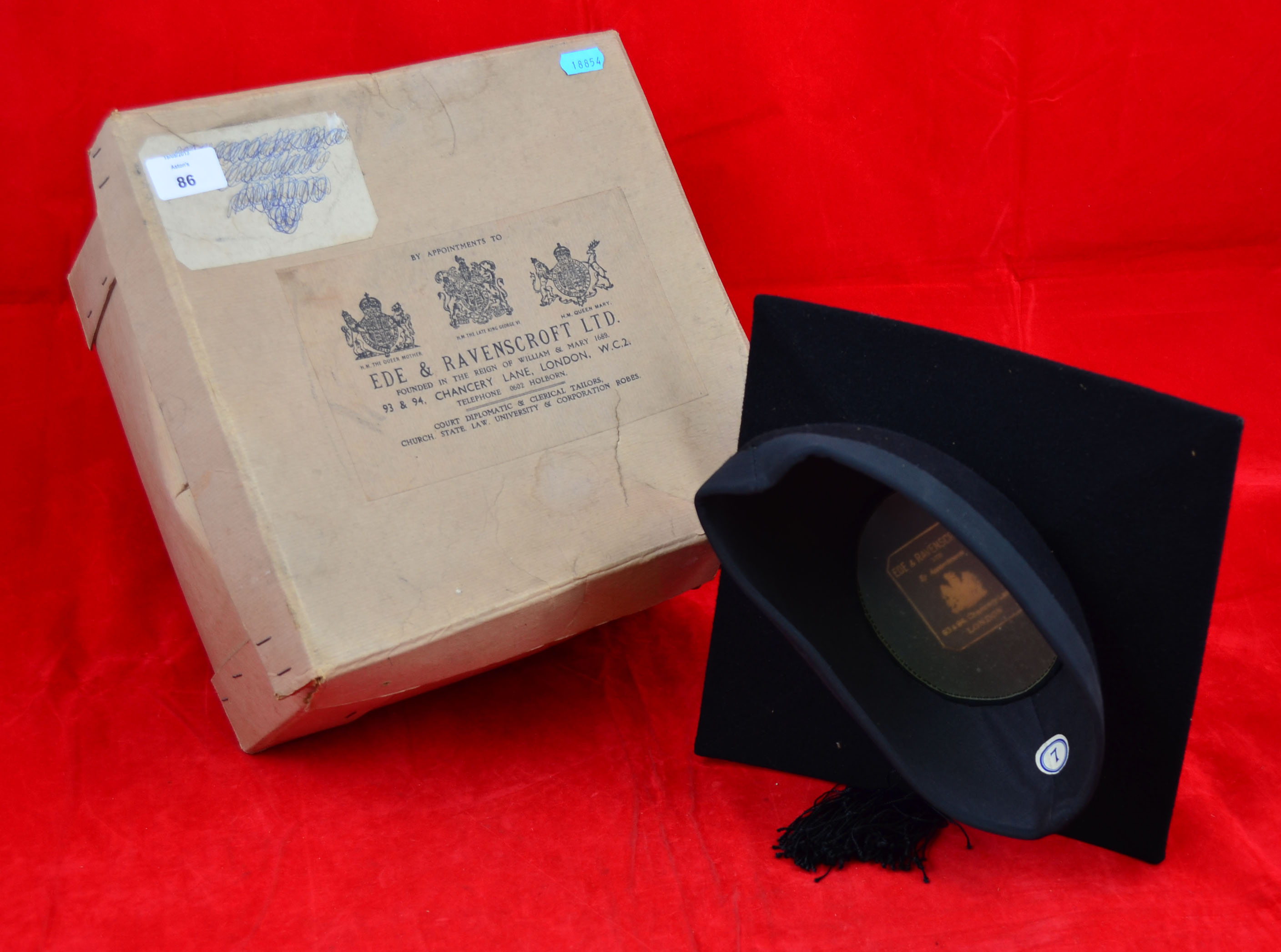 Ede And Ravenscroft Ltd Academic Graduation Mortarboard In Box