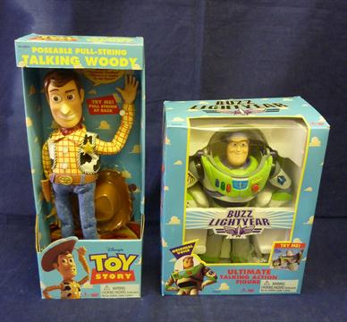 original woody and buzz lightyear dolls