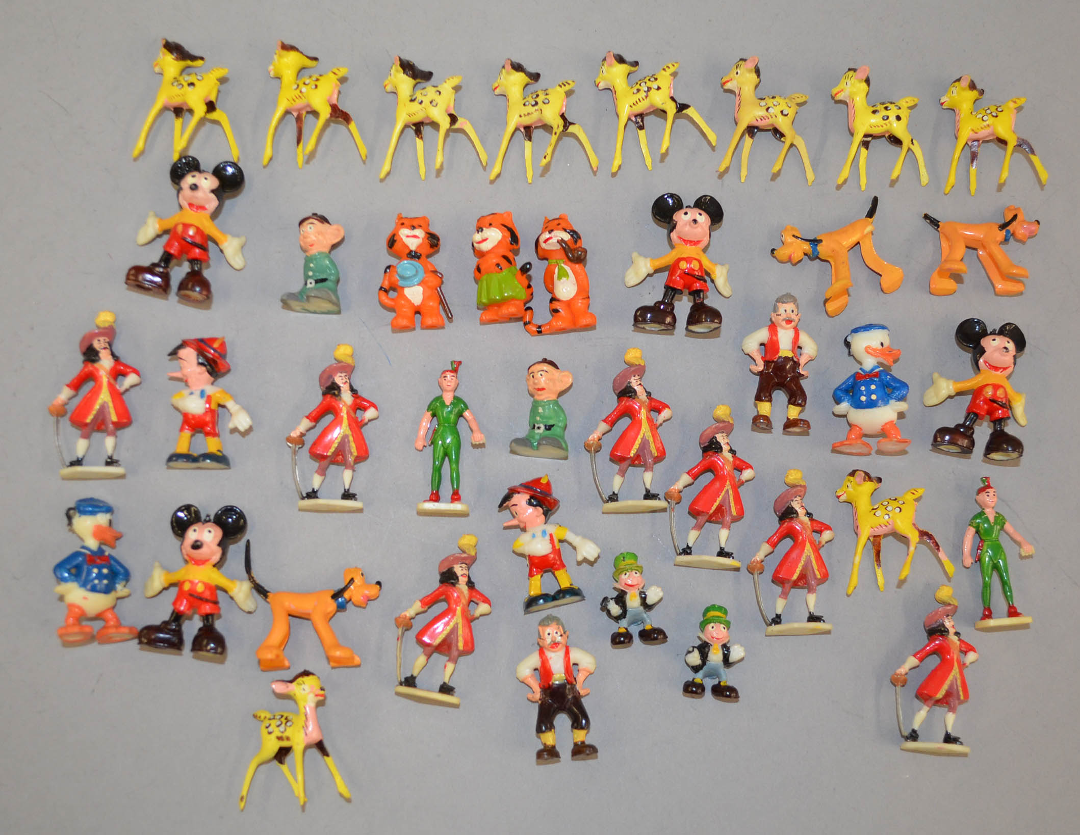 Marx Disneykins, selection of plastic handpainted Disney figures