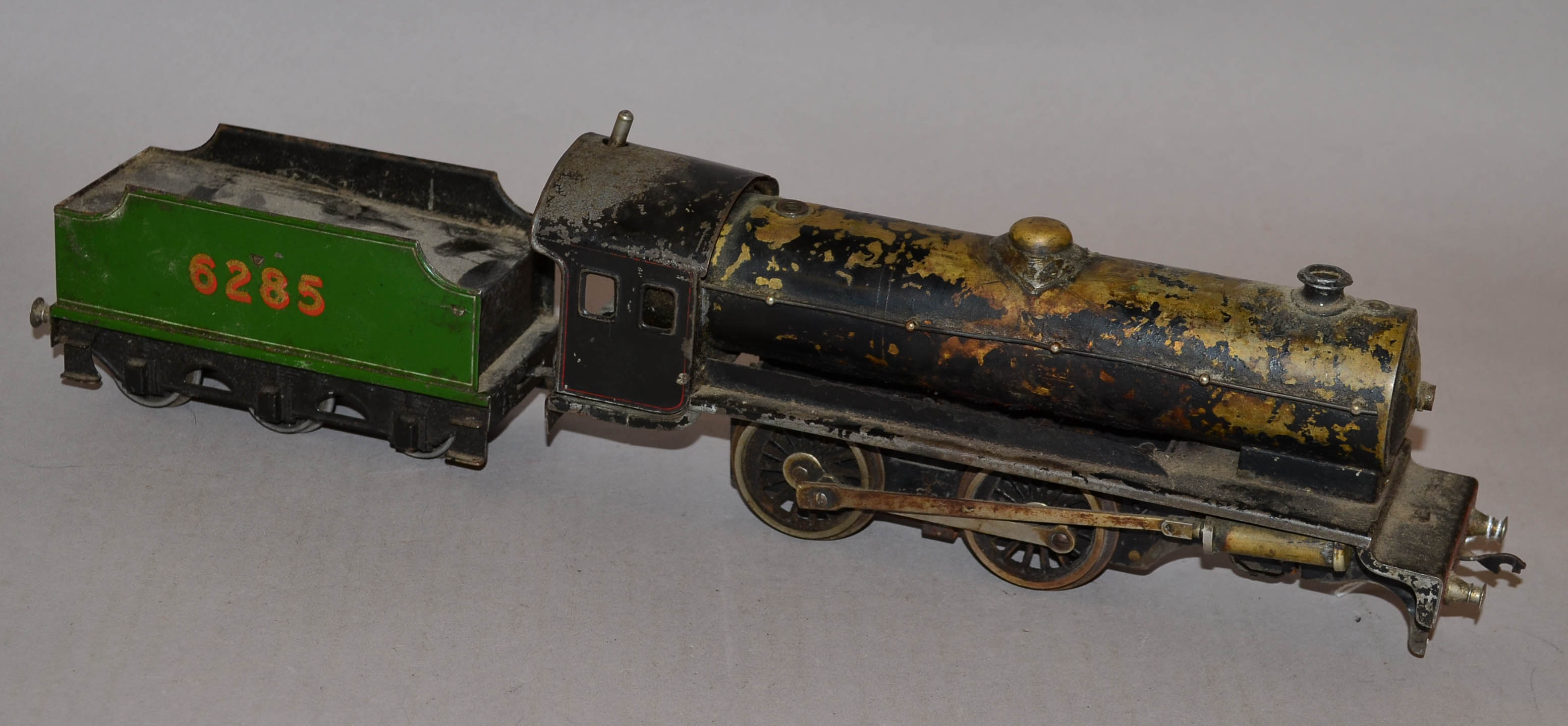 O gauge, BassettLowke live steam `Enterprise` 440 lined black tender