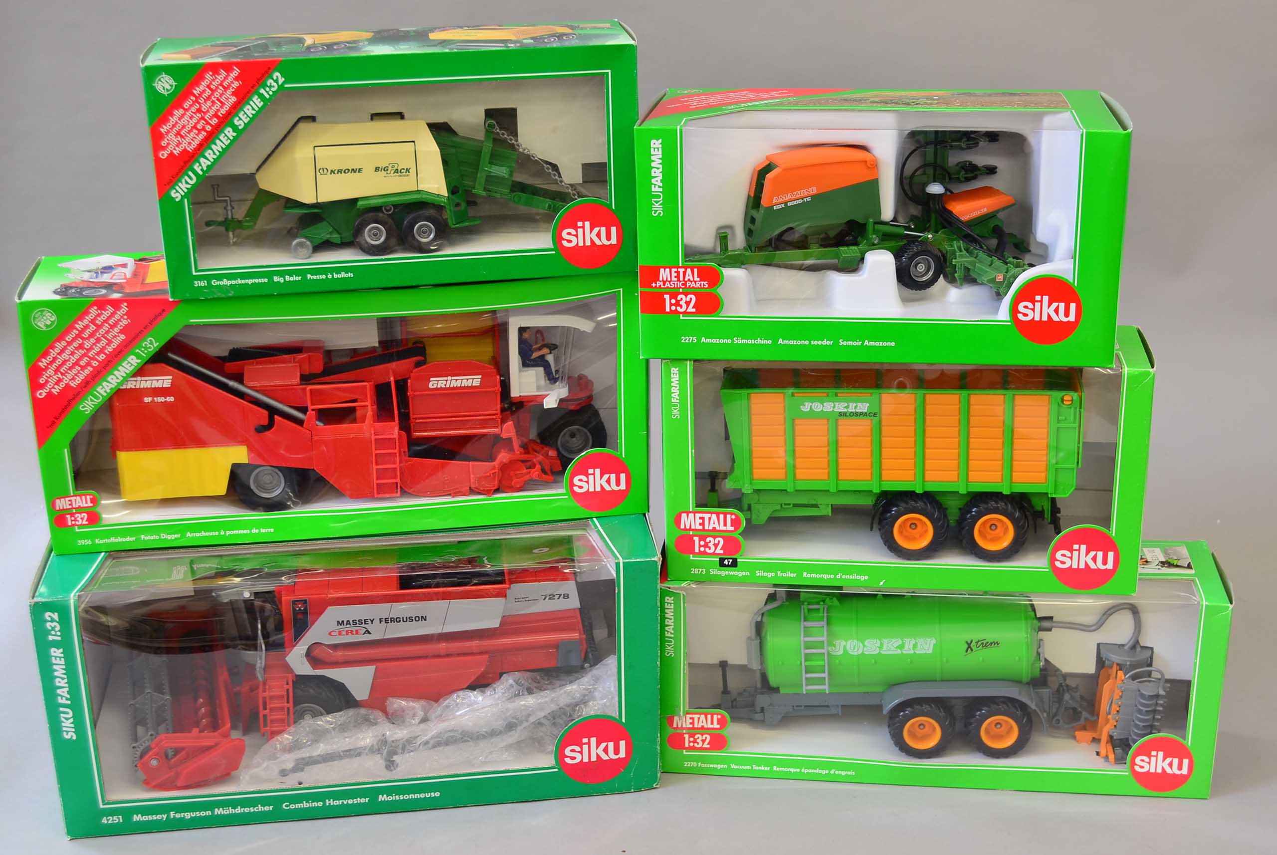 Siku 3161 KRONE Großpackpresse BIG PACK Anhänger Farmer-Serie Maßstab 1