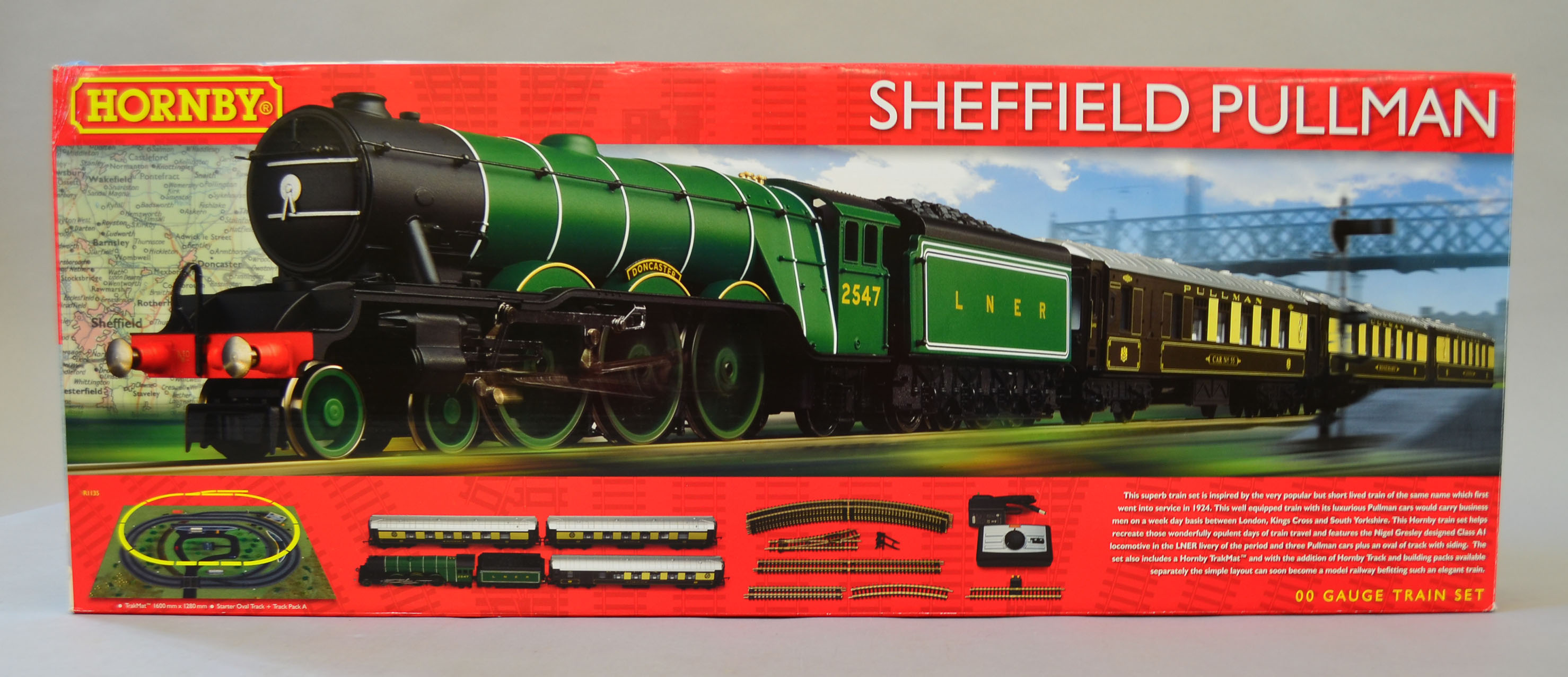 OO gauge, Hornby R1135 Sheffield Pullman Train Set. E, boxed.