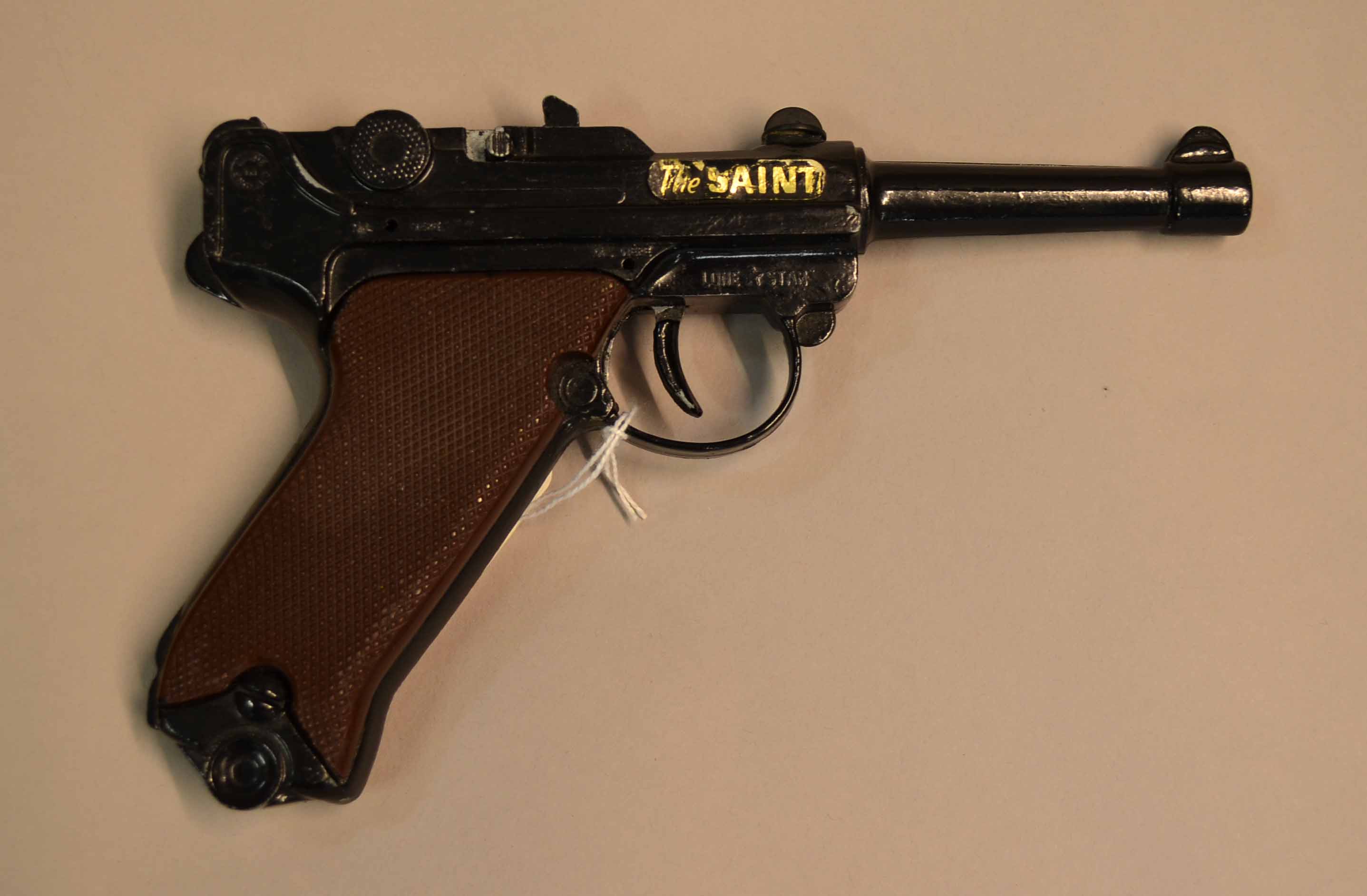 Lone Star The Saint`s Luger cap gun, unboxed.