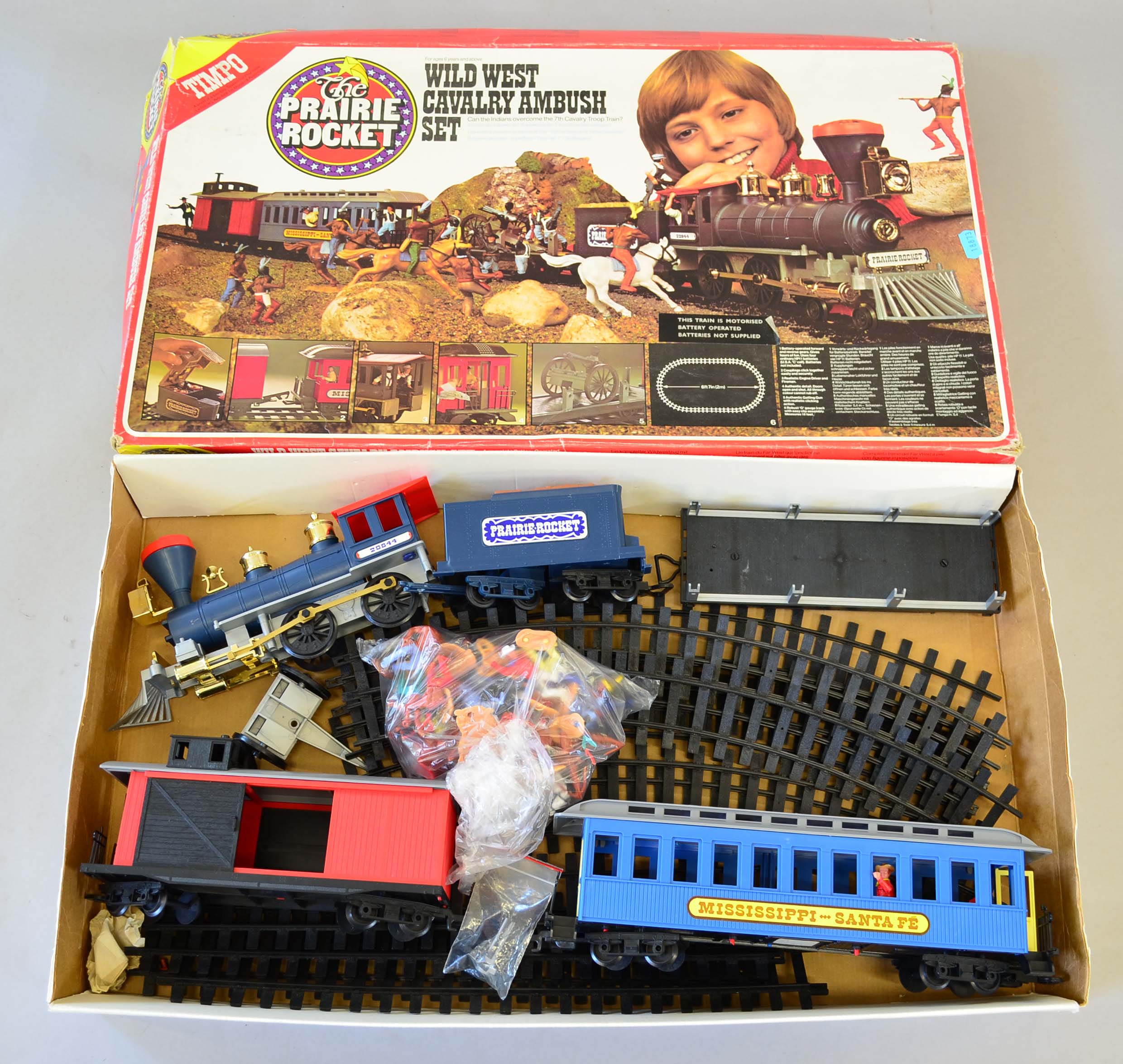 timpo prairie rocket train set