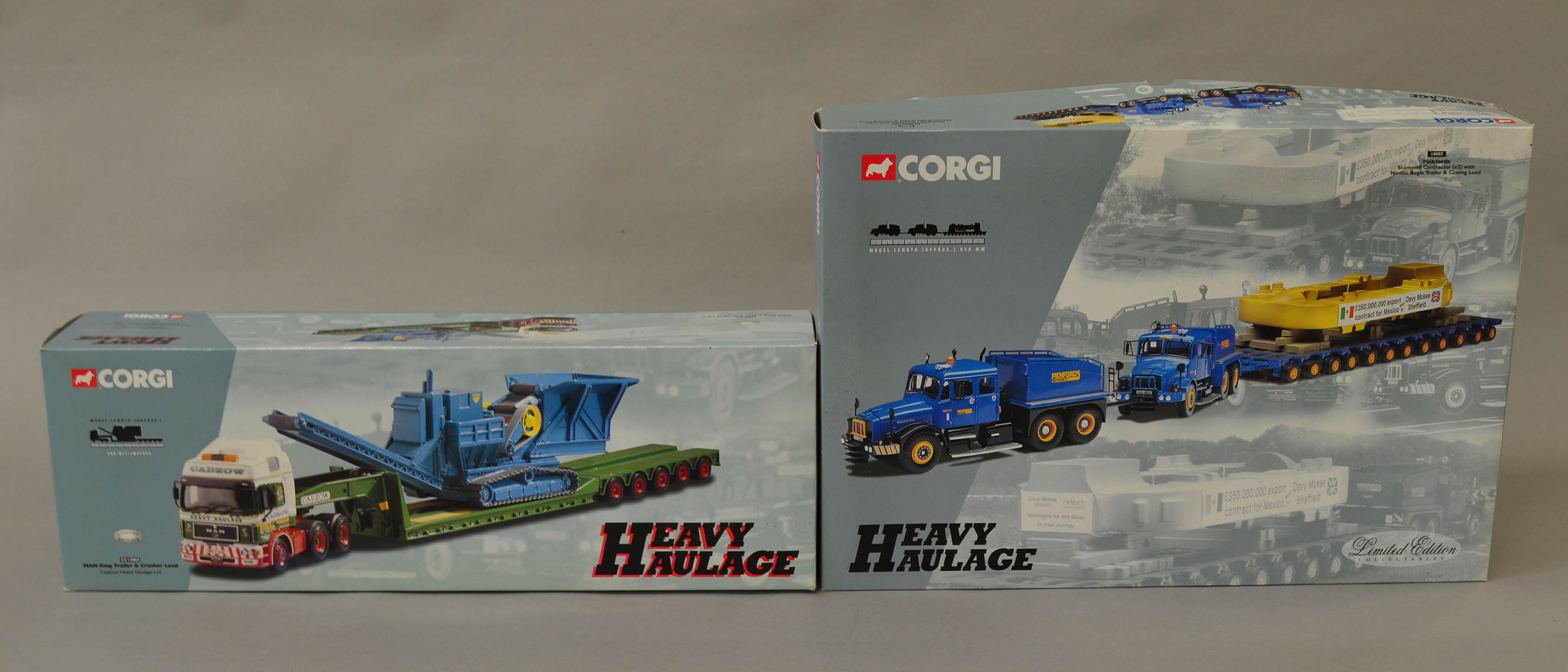 Corgi 18007 Heavy Haulage Transport Wrekin Roadways - Camion 1/50