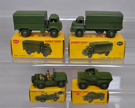 dinky military models