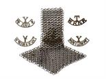 Good Selection of Brass Shoulder Titles  including pair T Y London mounted on shoulder chains ...