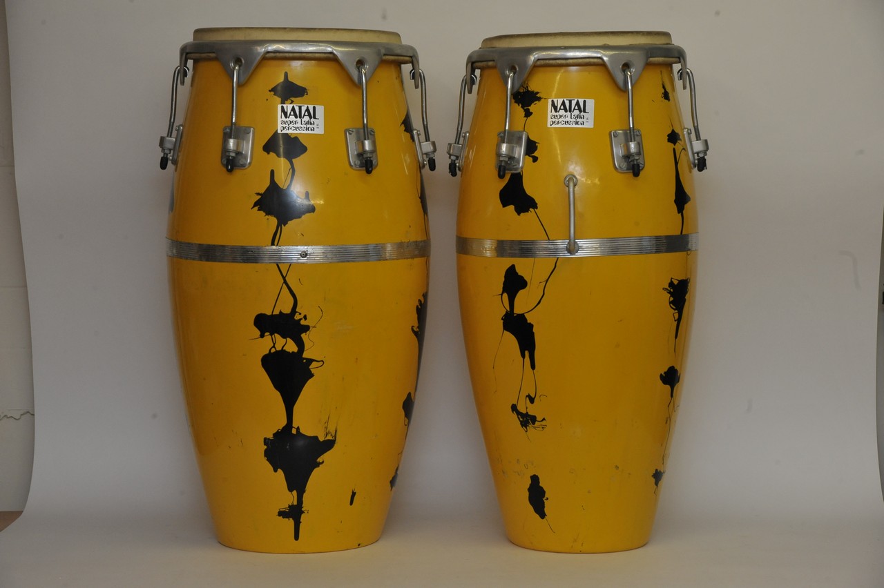 A pair of Natal congas drums