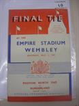 1937 FA Cup Final Football Programme: Preston North End v Sunderland in very good condition with