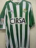 Real Betis v Portsmouth Match Worn Football Shirt: Match played on 31 8 2011 a 5-1 win for Betis.