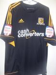 Hull City Match Worn Football Shirt: Number 25 to rear with name East and his signature clearly on