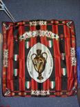 AC Milan 1963 European Cup Winners Head Scarf: Rare silk head scarf measuring 25 x 25 inches in mint