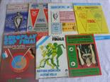 European Cup Final Football Programmes: Includes 1963, 1968, 1969, 1971, 1976, 1979 and 1982.
