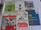 European Cup Winners Cup Final Football Programmes: Finals for 1962, 1963, 1965, 1976 (slight mark),