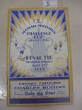 1929 FA Cup Final Football Programme: Bolton Wanderers v Portsmouth has no team changes and is in