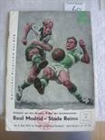 1959 European Cup Final Football Programme: Real Madrid v Reims at Stuttgart in near mint
