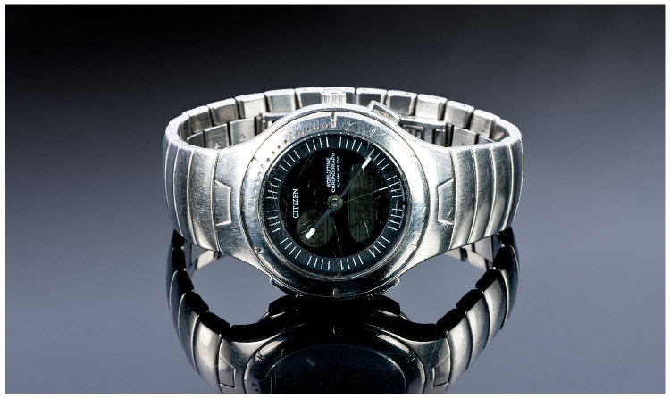 citizen alarm chronograph wr100