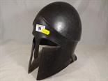 A bronze Spartan helmet, 25cm (h) (display use only)