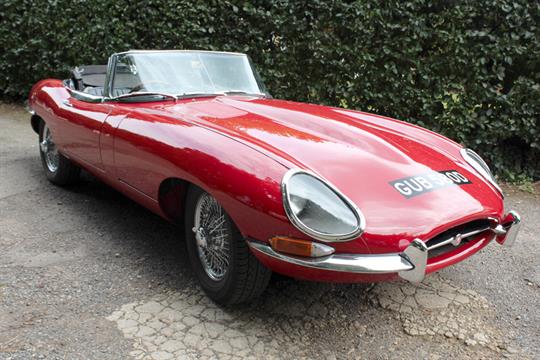 JAGUAR E-TYPE SERIES 1, 4.2 ROADSTER (1966) GUB 580D VIN 1E21380 ENGINE NO 7E9219-9 Introduced in