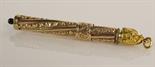 19/20th Century Russian K Bok 14 Karat Yellow and Rose Gold Pen (possibly assembled). Marked to