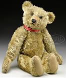 CLASSIC AND ADORABLE EARLY STEIFF CENTER SEAM TEDDY BEAR WITH BUTTON. A precious example of what