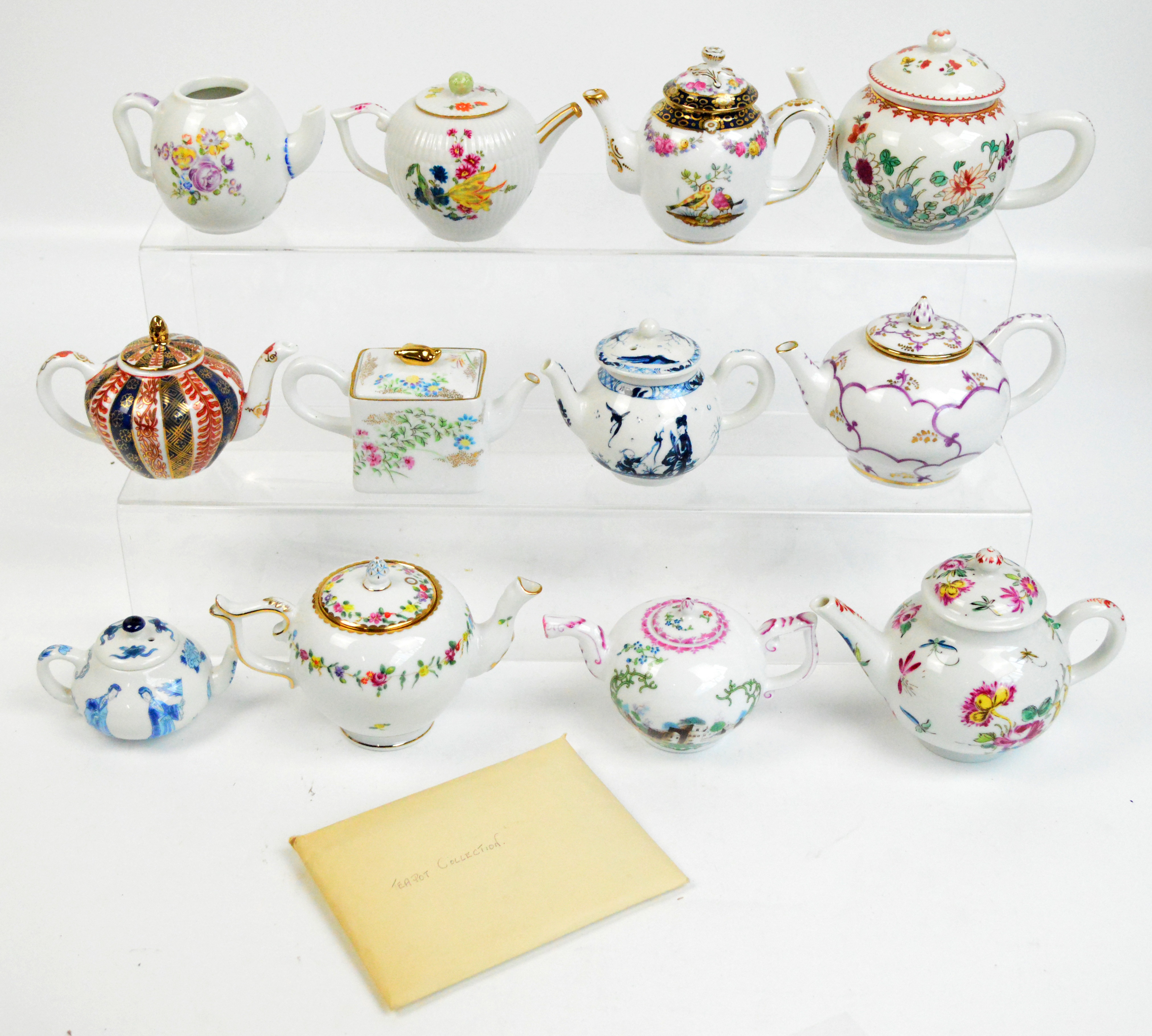 Twelve teapots from the Victoria & Albert Museum Porcelain Teapot