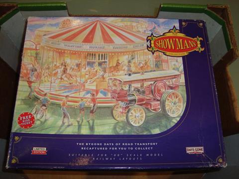 A Lledo Days Gone Showmans Collection Set Comprising A Card And Plastic Carousel Ride And A Diec