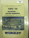 1953 FA Cup Final, Blackpool v Bolton, a programme from the game played on 02/05/1953.