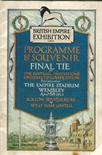 1923 FA Cup Final, Bolton v West Ham Utd, a programme from the game played at Wembley on 28/04/1923,