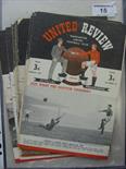 1949/50 Manchester Utd, a collection of 13 home programmes in various condition.