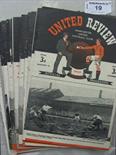 Manchester Utd, a collection of 21 home programme in various condition, the season split is as