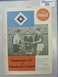 1959/60 Hamburg SV v Manchester Utd, a programme from the Friendly game played on 12/08/1959.