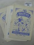 1950/51 Festival Of Britain, a collection of four Millwall home games, 09/05/1951 HFC Haarlem, 12/