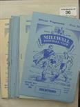 1954/55 Millwall, a collection of 30 home programmes, in various condition, including Blue v Red