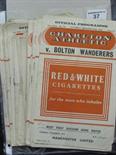 Charlton Athletic, a collection of 45 home programmes in various condition, 48/49 (1), 51/52 (1),