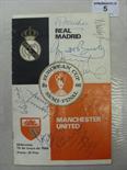 1967/68 European Cup Semi-Final, Real Madrid v Manchester Utd, a programme, produced in England