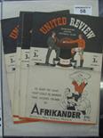 1947/48 Manchester Utd, a collection of 5 home programmes, in various condition, mainly team