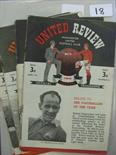 1948/49 Manchester Utd, a collection of 11 home programmes, in various condition, mainly team