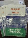 A collection of 35 England & Wales home programmes from 1953 to 1977, of which 20 items are before