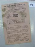 1944/45 Port Vale v Crewe, a programme from the game played on 25/12/1944, team changes, rusty