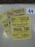 Tickets, FA Cup Finals, a collection of 4 tickets in various condition, 1946 (one edge uneven torn