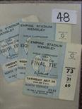 Tickets, 1966 World Cup, a collection of 3 tickets from games at Wembley, in various condition, 30/