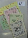 Tickets, a collection fo 7 football tickets, FA Amateur Cup Finals, 1956, 1957, 1958 x2, 1960, 1961,