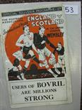 1934 England v Scotland, a programme from the game played at Wembley on 14/04/1934, Tape Repair to